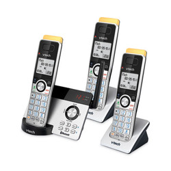 Vtech® PHONE,HANDST,CRDLSS,SL/BK IS8122-3
