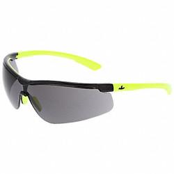 Mcr Safety Safety Glasses,PC,Hi-vis Lime,Uni KD722DC