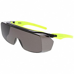 Mcr Safety Safety Glasses,PC,Hi-vis Lime,Uni OG222PF420