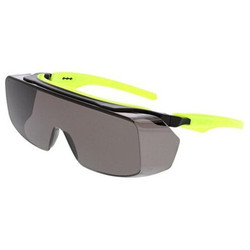 Mcr Safety SafetyGlasses,Gray,Anti-Fog,Black/Lime OG222PF420