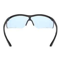 Mcr Safety SafetyGlasses,LightBlu,UV-AFAntiFog,Blk KD713AF