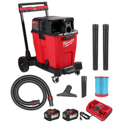 Milwaukee Tool Wet/Dry Vacuum Kit,Tank 12 gal,31 1/2" L 0930-22HD