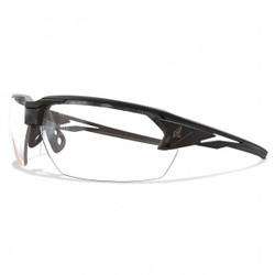 Edge Eyewear SafetyGlasses,Clear,VaporShield,Black XP411VS