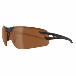 Edge Eyewear Safety Glasses,Amber Lens,Black Frame,M SL115VS