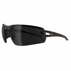 Edge Eyewear Safety Glasses,Smoke Lens,Black Frame,M SL116VS