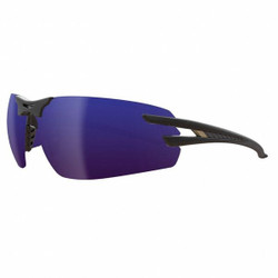 Edge Eyewear SafetyGlasses,Blu,Polarized,Blk TSLAP218