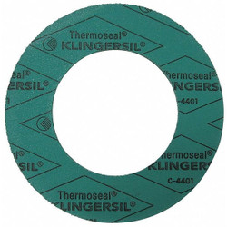 Manufacturer Varies Flange Gasket,2 in.,1/16 in.,Green 4401RG-0150-062-0200