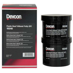 Devcon Putty,Dark Gray,Plastic Steel 10240