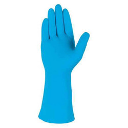 Mcr Safety Chemical Gloves,L,12 in. L,Nitrile,PR 5300L