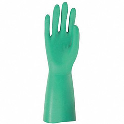 Mcr Safety Chemical Gloves,XL,Green,Nitrile,PR 5310