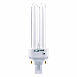 Sylvania Plug-In CFL Bulb,18W,1150 lm,3500K CF18DD/835/ECO
