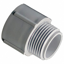 Cantex Conduit Adapter,PVC,Trade Size 1/2in 5140103