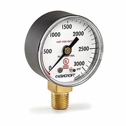 Ashcroft Pressure Gauge 20W1005PH L2D XULZG 3000#