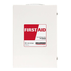 Sim Supply First Aid Kit w/House,570pcs,21.5x6",WHT  59395-021