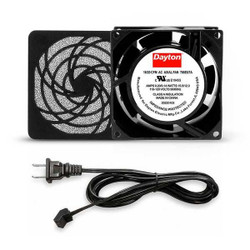 Dayton Axial Fan Kit,3 1/8 in H,1 in D 786EU7