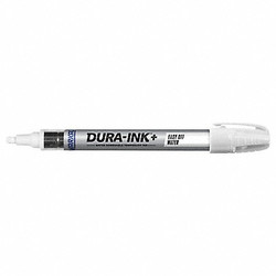 Markal Temporary Ink Marker,Valve,5-3/4"L,White 96310