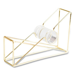 U Brands Vena Tape Dispenser, 1" Core, Metal, Gold 3235U06-24