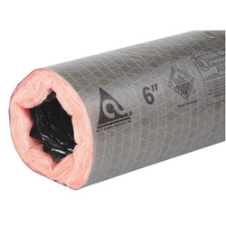 Atco Insulated Flexible Duct,10" Dia.,25Ft 17802510