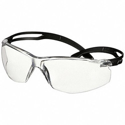 3m Safety Glasses,Arm Color Black,Size M SF502AF-BLK