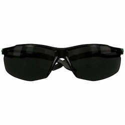 3m Safety Glasses,Arm Black/Green,Size M  SF550AF-GRN