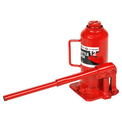American Forge & Foundry Bottle Jack,12 ton,Max Lift 18 1/4" H 3612