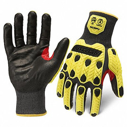 Ironclad Performance Wear Knit Work Glove,S,Grey,HPPE,Tungsten,PR  KCI9PU-02-S
