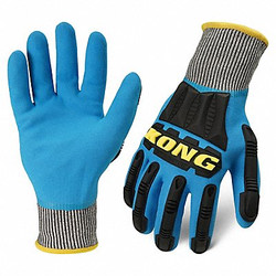 Ironclad Performance Wear Knit Work Glove,S,Blue,HPPE,PR KKC5BWP-02-S