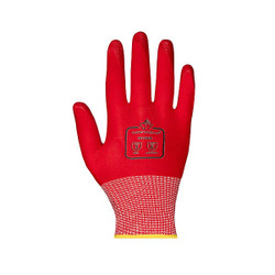 Dexterity Work Gloves,Nitrile,XL,Red/Red,PR,PK12  S13NSI-10