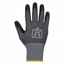 Dexterity Work Gloves,Nitrile,2XL,Black/Gray,PK12 S15NAPN-11