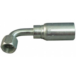 Weatherhead Crimp Fitting,90 deg.,1/2" ID,7/8",FJIC 08E-670