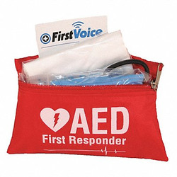 First Voice Basic AED Responder Kit in Nylon,5" H  V18112