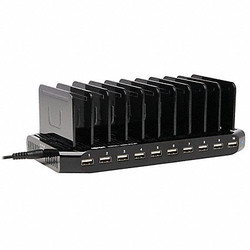 Tripp Lite USB Charger,Adjust,10 port,12V,8A/96W U280-010-ST