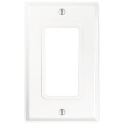 Leviton Decora Device Wall Plate,White,2.87" W 84401-G4W