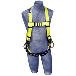 Delta Vest Style Positioning Harness,Back & Side D-Rings, Tongue Buckle Legs,Unv