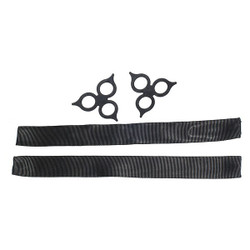 Lockjaw Synthetic Shackle Kit,10" L x 1/2" W,PK2 16-043810