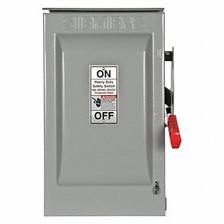Siemens Safety Switch,600VAC,2PST,60 Amps AC HNF262R