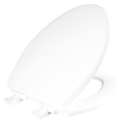 Bemis Toilet Seat,Closed Front,Standard,White 1600E4 000