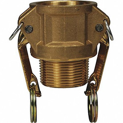 Dixon Cam and Groove Coupling,1-1/4",Brass G125-B-BR