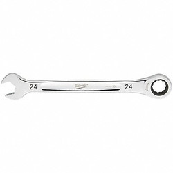 Milwaukee Tool Combination Wrench,Metric,Head Size 24mm 45-96-9324