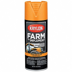 Krylon Spray Paint,Yellow,High Gloss  K01957008