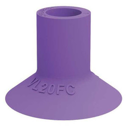 Value Line Suction Cup,Purple,20mm Dia.,15mm H,PK5  VL20FC