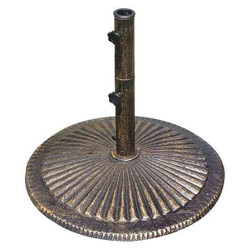 Island Umbrella Umbrella Base,23 in Dia,Bronze NU5405A