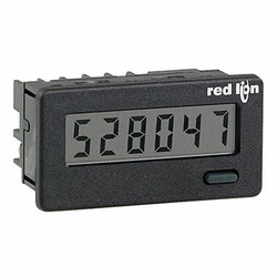Red Lion Controls Counter,LCD,6 Digits,1.51" D  CUB4L000