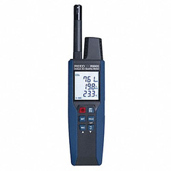 Reed Instruments Indoor Air Meter, -4 F to 140 F, LCD R9905