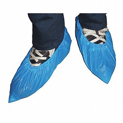 Keystone Safety Shoe Covers,XL,Blue,Polyethylene,PK300 SC-CPE-BLUE-XL