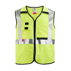 Milwaukee Tool Safety Vest,Polyester,Yellow,S/M 48-73-5301