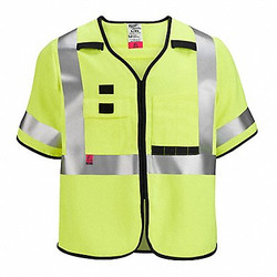 Milwaukee Tool Safety Vest,Polyester,Yellow,2XL/3XL 48-73-5323