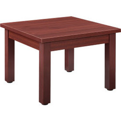 Interion Wood End Table - 24"" x 24"" - Mahogany