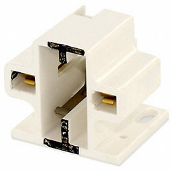 Leviton Lampholder,75 W,White,2-Pin (GX23) 26720-200