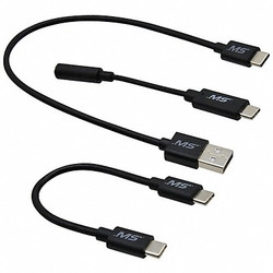 Mobilespec Cable Kit,Black,10 in L Cable MBS05100